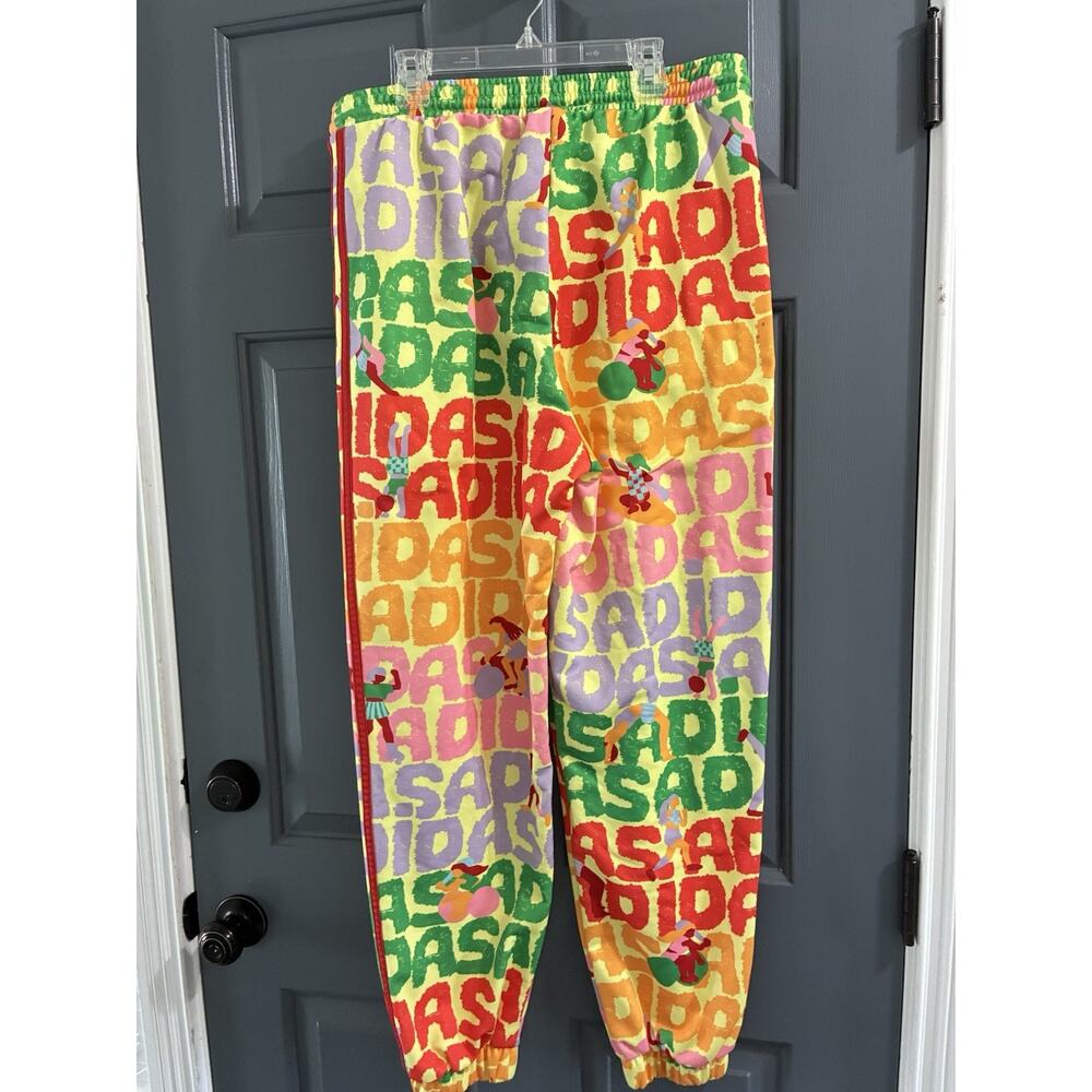 Adidas Farm Rio Collab Hoodie Joggers Track Suit Medium Log Multicolor Graphic - Picture 7 of 9